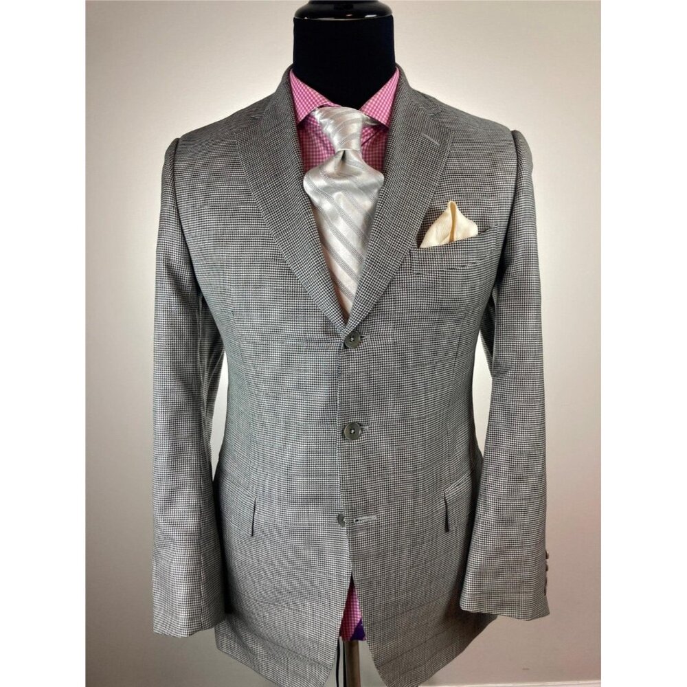 Ermenegildo ZEGNA 3Btn 40% Silk Sport Jacket 40 R e50